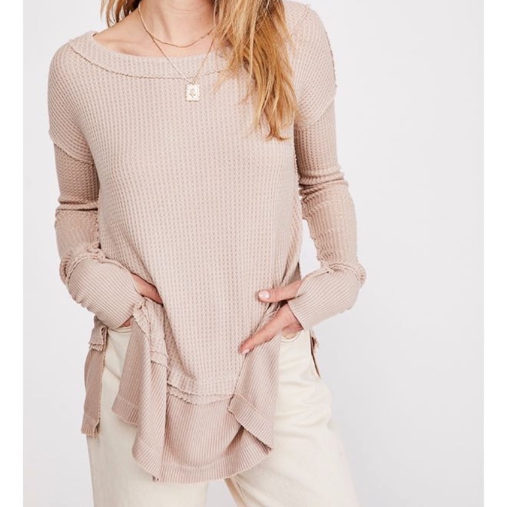 NWT We The Free North Shore Thermal Sand Sz Small